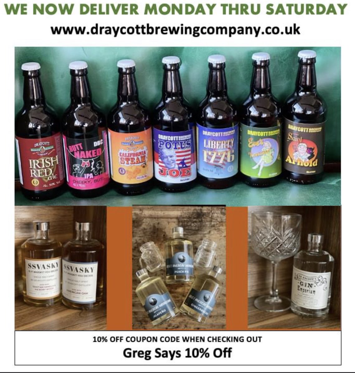 draycottbrewin1's tweet photo. Need we say more? #beer #craftbeer #realales #artisanbeer #moonshine #gin #ssvasky https://t.co/eQtOTYpegD