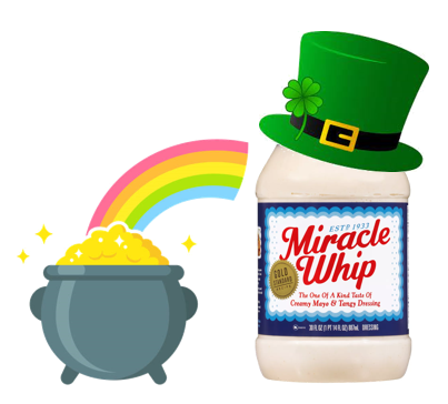 happy st. pattys day from your favorite miracle✨