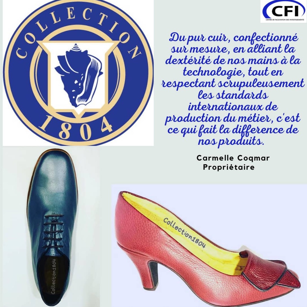 CFIHT's tweet photo. #Collection1804 entreprise haïtienne spécialisée ds #Cordonnerie et #Maroquinerie, produit 1variété d'articles en cuir destinés à tout public. Derrière cette entreprise, se trouve une visionnaire, déterminée à offrir le meilleur à ses clients. #cfihaiti #HaitianWomenLeadtheWay https://t.co/MzBjzzpEdG