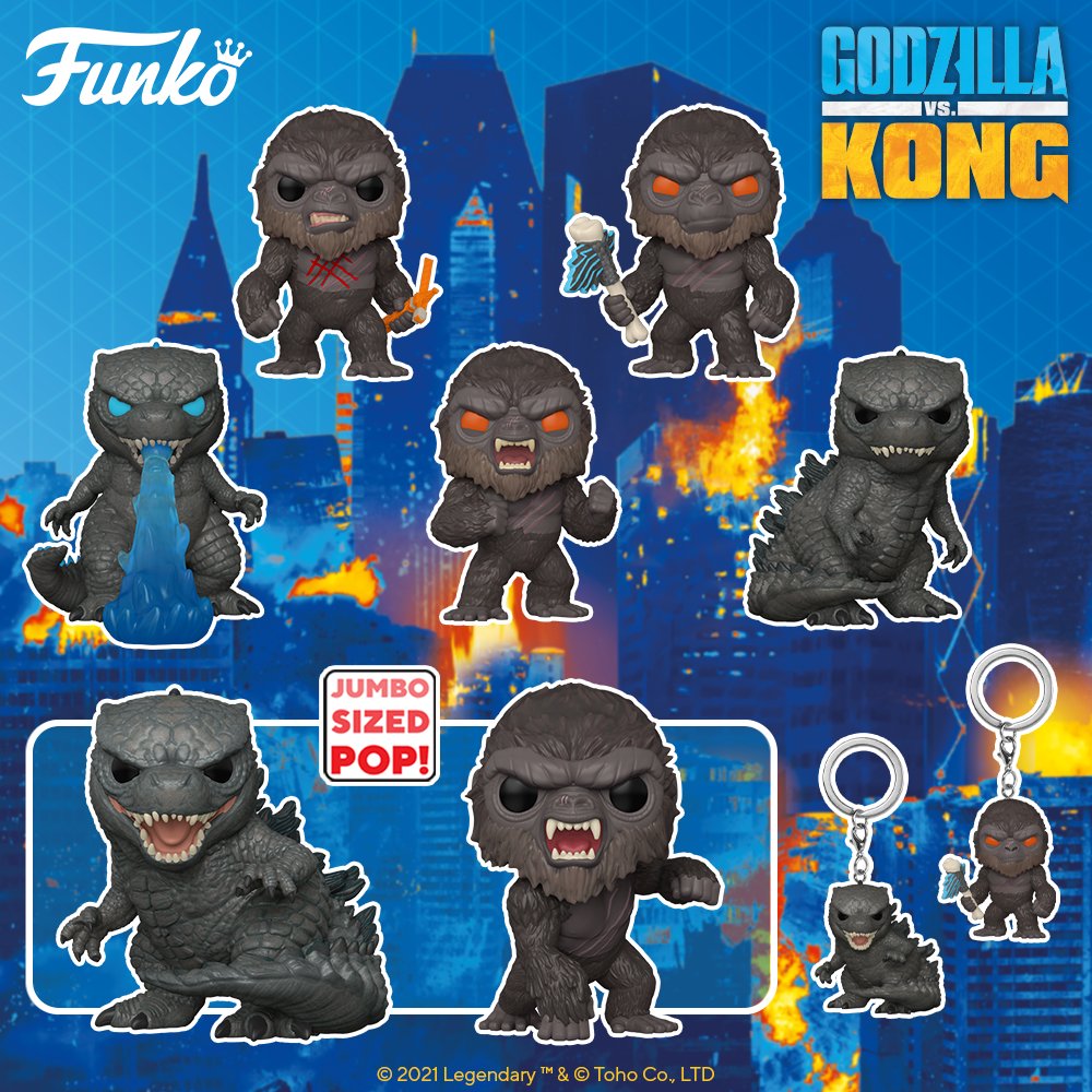 funko pop godzilla vs kong 2021
