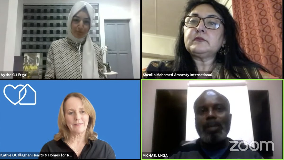 JWFoundation_'s tweet photo. Michael Unga shared his experiences regarding Language Classes as a Refugee in South Africa. @ekanji2006 @TurquoiseHI 
@ngo_csw_ny #NGOCSW65VirtualForum 
#JoyfulDisruption
#CSW65
#Beijing25
#GenerationEquality https://t.co/jwyVnDB7mn