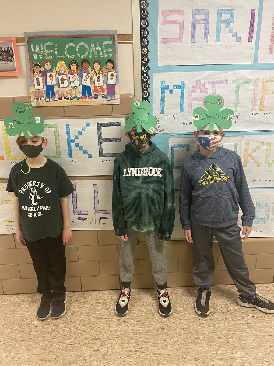 Happy St. Patrick's Day from 3M! <a href="/WaverlyParkElem/">Waverly Park Elementary School</a>  #waverlywonders  #whatsyourleprechaunname