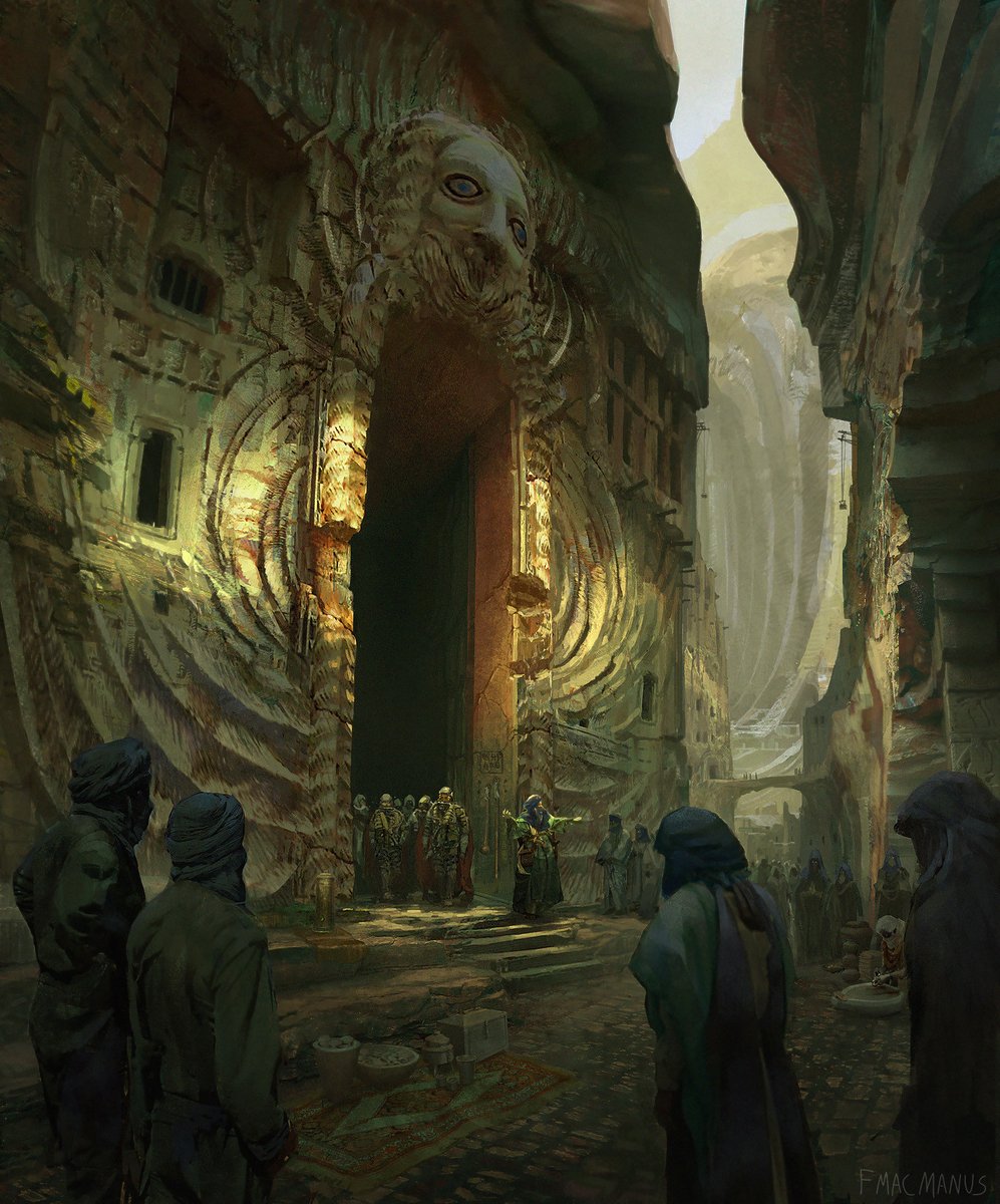 fmacmanus's tweet image. Really looking forward to the upcoming Dune movie !! Here are some dune inspired images I created a few years back. #dune #painting #conceptart