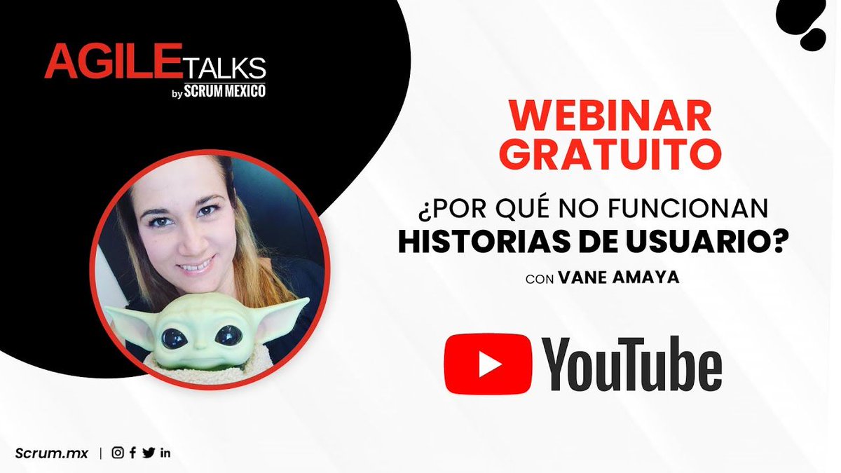 vanessa_amaya's tweet image. Si te perdiste la sesión de #AgileTalks sobre ¿Por qué no funcionan las Historias de Usuario?, aquí te comparto la grabación vía @scrummexico
buff.ly/3rVKKWE