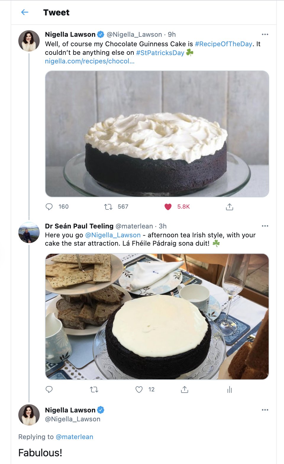 Nigella chocolate guinness cake deals