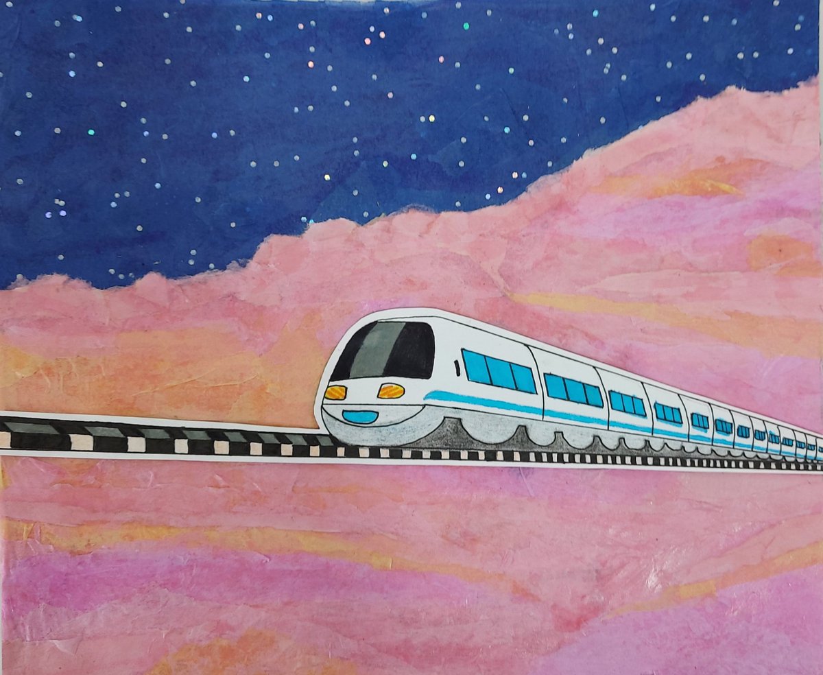 CollishawHope's tweet image. Collage piece I did last semester. It gives me happy vibes. 

#art #collage #fantasy