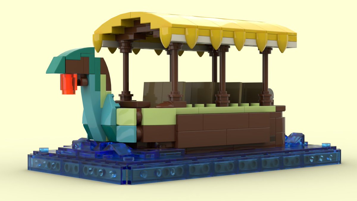 TommmdB's tweet photo. Continuing dark ride week: Merlin's Quest! Model is available both with and without water. https://t.co/rfoKv3K0pt #Lego #MerlinsQuest #Toverland https://t.co/VGMAT2z8q2