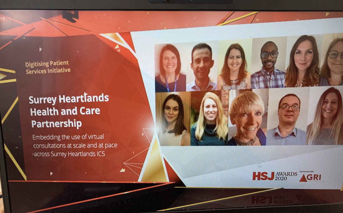 DebbieLevyUK's tweet photo. Super proud to be a finalist for the @HSJ_Awards #HSJAwards working in partnership across @SurreyHeartland with @RheannaNHS and @jamie7parkinson plus the rest of the team. Well done to winners @AlderHey https://t.co/CukrQl3DF5