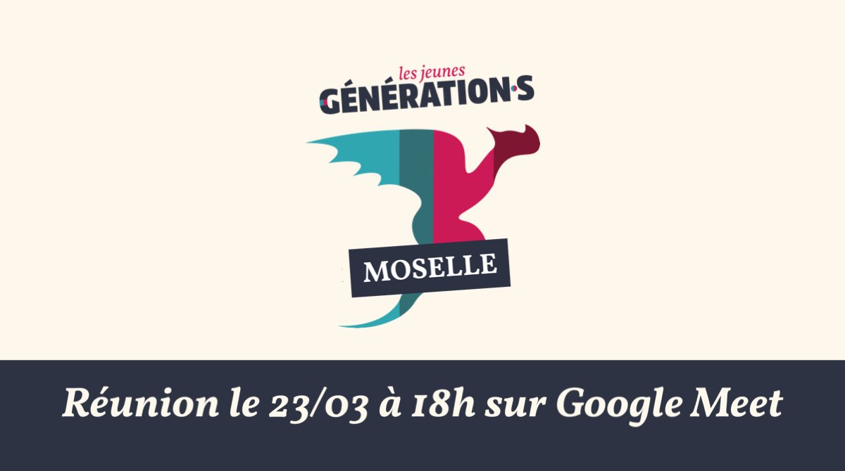 JeunesG_Metz's tweet photo. ** Save the date ** 📆

👥 Le comité des @LesJeunesG de Moselle se réuni ce mardi 23/03 à 18h sur Google Meet !

👋🏻 Contacte nous en privé pour recevoir le lien pour participer 

Au programme :
- Tour d’actualité 📰
- Point loi climat 🌍
- Activité militante ✊ https://t.co/OhOAJAdWH1