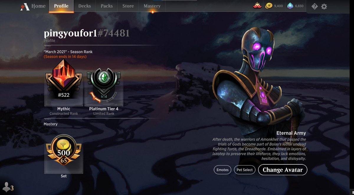 DaymionWard's tweet photo. 7-0 run with mono green food in mythic. Mono green is extremely underrated in the current meta!
@mtgazone @fireshoes https://t.co/8TbDjAWBpu