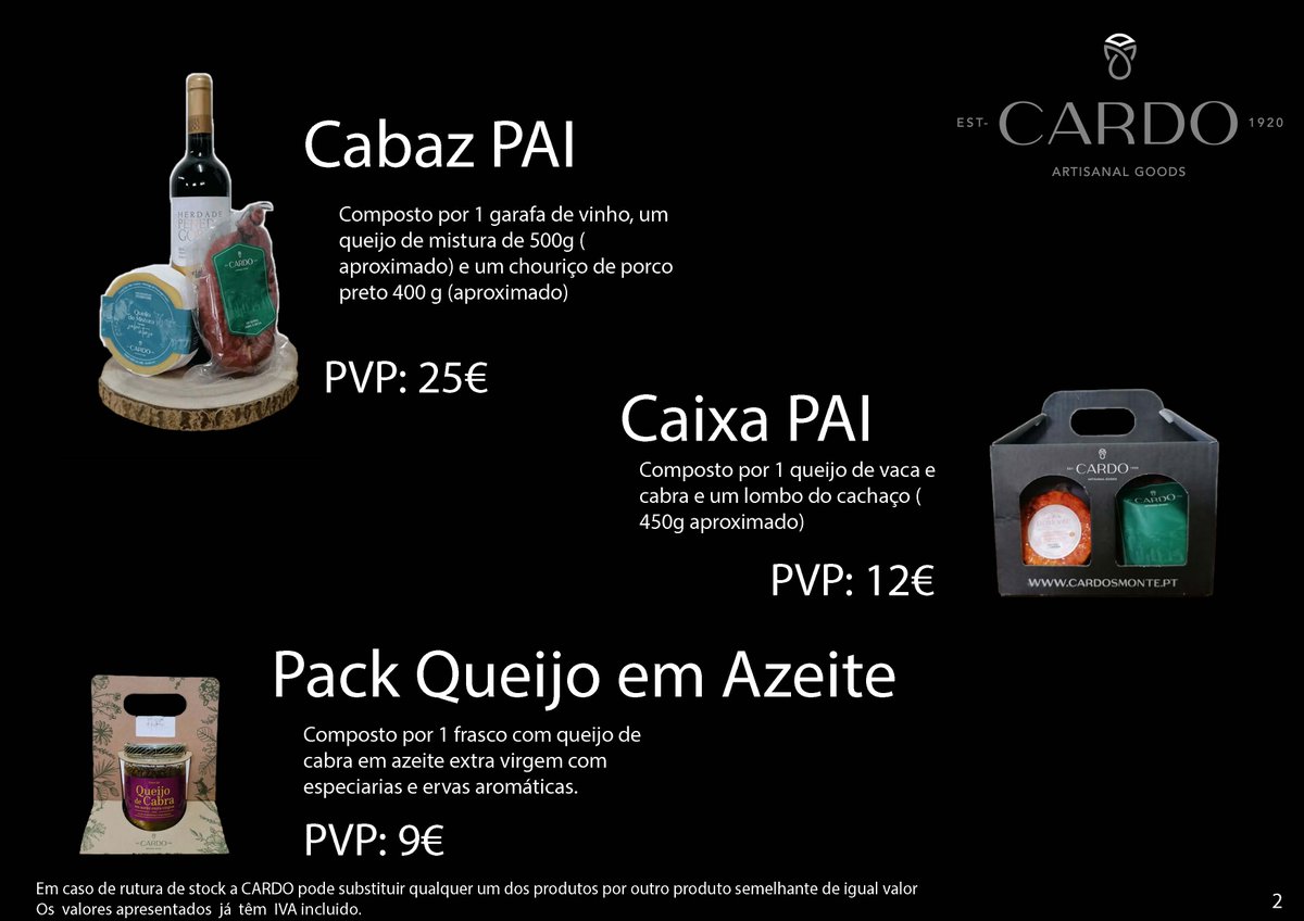 cardosradomonte's tweet photo. Ultimos dias...
Não deixe passar a data... 
Sugetsões Cardo para o dia do pai
#jacomeramqueijohoje,#echourico,#cardosradomonte,#CARDOdosradomonte https://t.co/sSPWMvf9P5