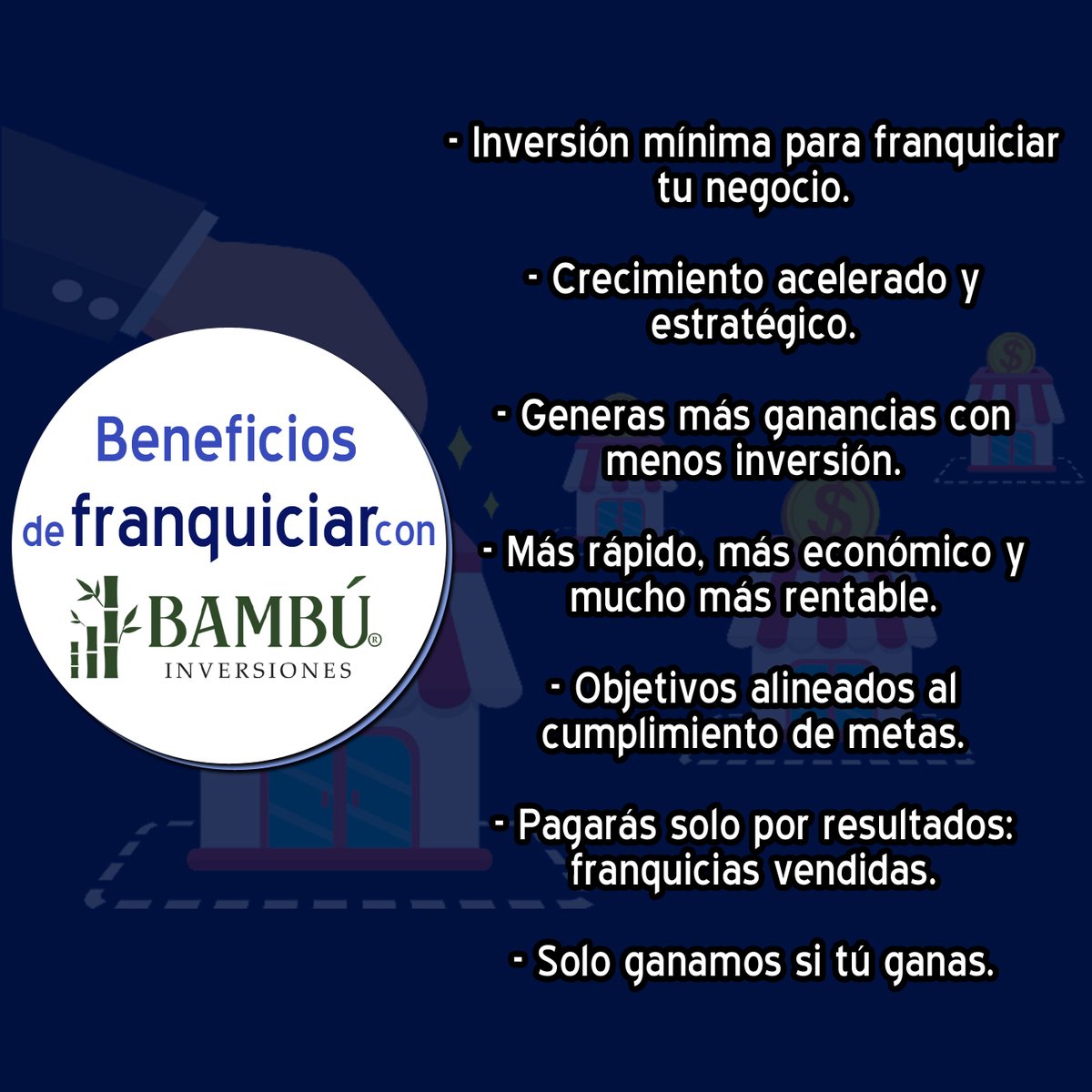 BambuInver's tweet image. ¿Quieres hacer crecer tu negocio?
En #BambúInversiones podemos ayudarte, pregunta cómo puedes franquiciar tu negocio con nosotros.

Más información por inbox o en: bambuinversiones.com/franquiciar-mi…
