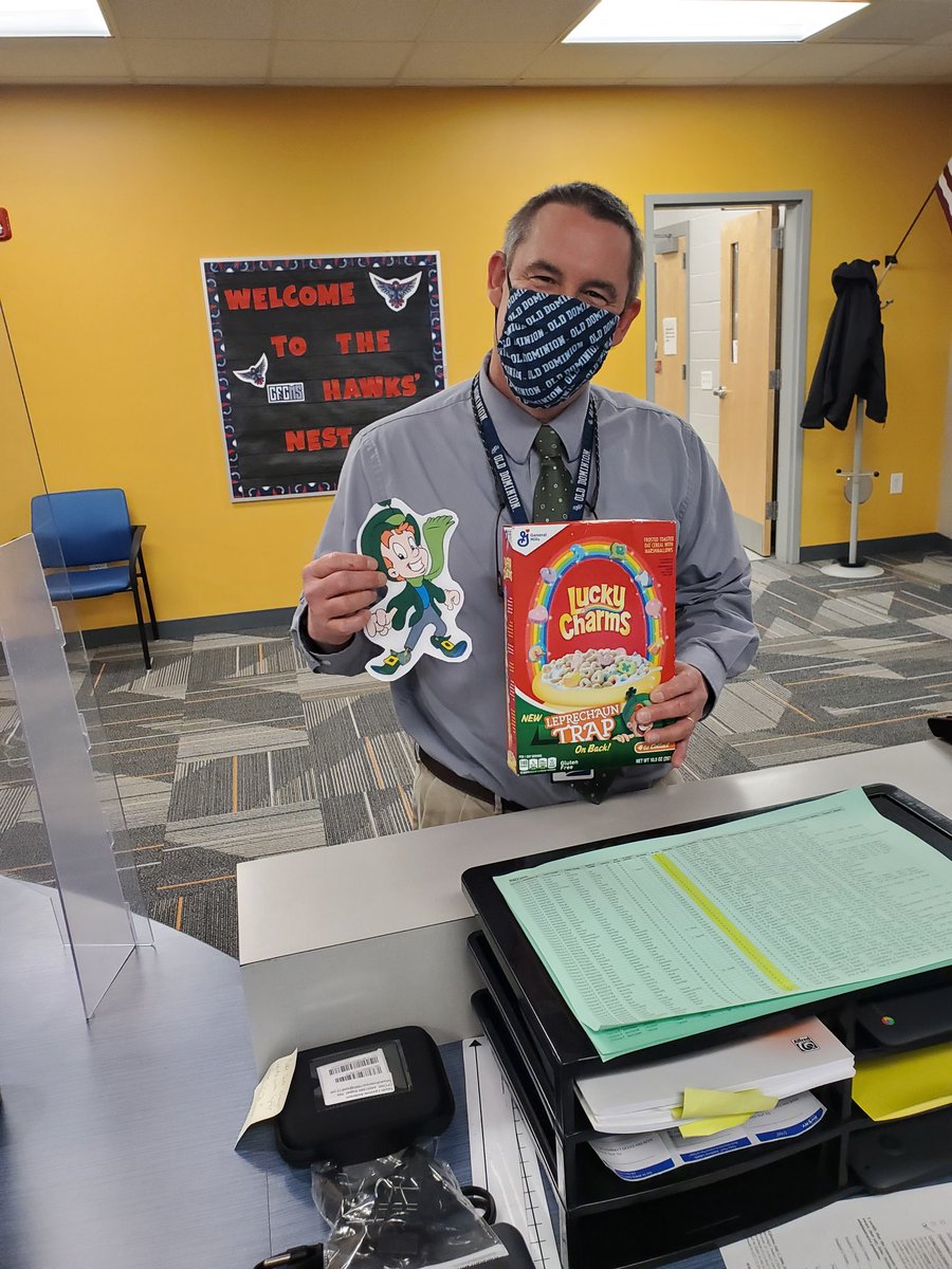 megfara's tweet photo. Day 3: LUCK OF THE "HAWK" DAY AND WEAR GREEN! Hidden around the school are 9 clovers and 1 leprechaun. #cfcmshawks #magicallydelicious @LG_CFCMS_AP @roe_que @MrO_CFCMSHawks @CfcmsHawks #moralebooster #ilovewhatido https://t.co/zbdJMgvD9S