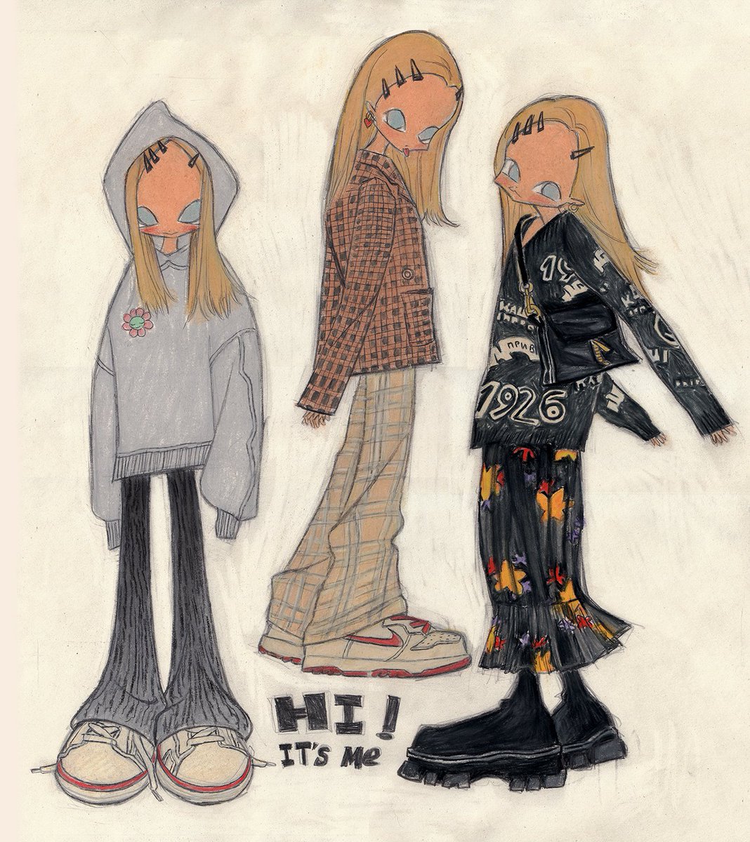 mshkshh's tweet photo. my outfits for spring! https://t.co/K2wHvwUGZn