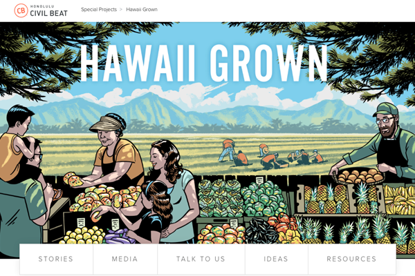 Ulupono's tweet photo. .@CivilBeat  recently launched “Hawaii Grown,” a new series of monthly articles and podcasts highlighting local agriculture and food security issues to address this question.  Read the full story at https://t.co/oVqYnj6IeC. https://t.co/OvuUmtRkPB