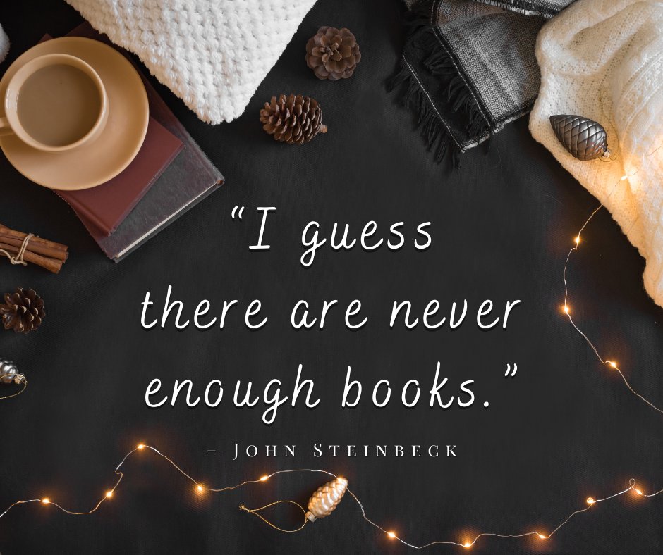AuthorFalguni's tweet photo. “I guess there are never enough books.” – John Steinbeck 📖☕️ https://t.co/MQclyZ1L15