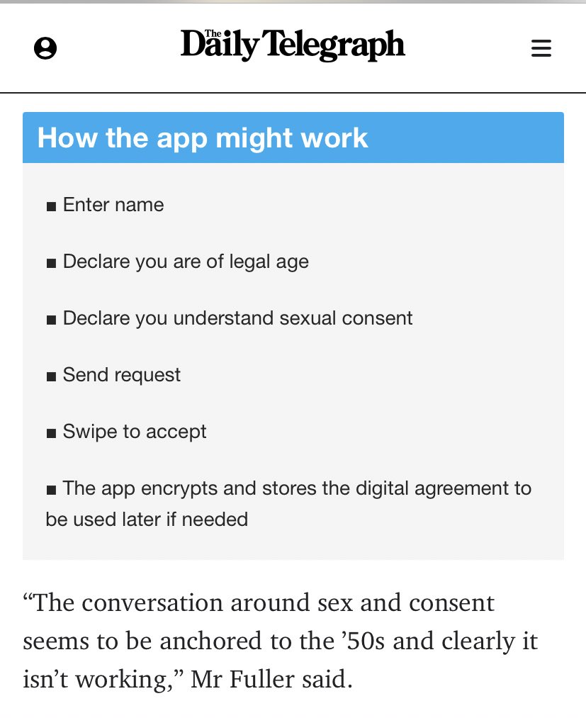 sallyrugg's tweet photo. Men: consent is so complicated!
Women: it’s not just ask
M: How are we supposed to know?
W: ask us
M: what if she changes her mind!?
W: ask us
M: what if she’s quiet &amp; I’m not sure!?
W: ask us
M: if she’s too drunk to answer?
W: then you can’t ask us

Cops: ok fellas, how’s this? https://t.co/PBSGhJbUYO