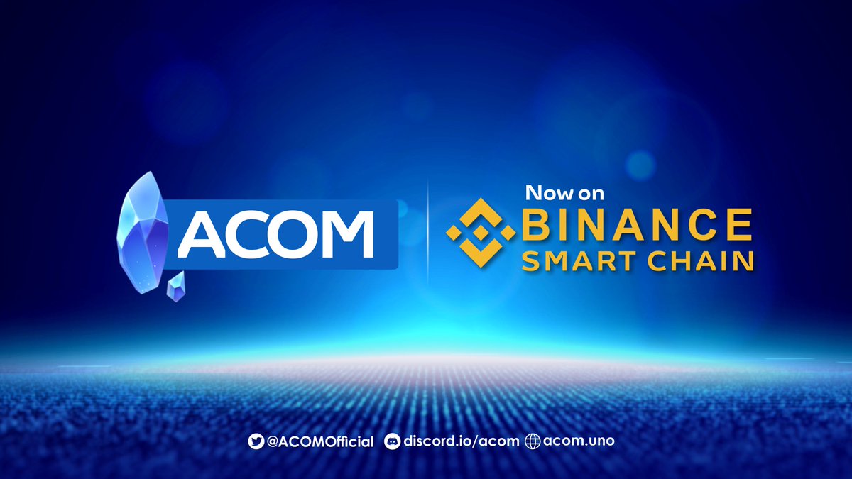 acom_one's tweet photo. Reminder buy some $Acom $Bsc today.

https://t.co/xeLmiHu0gI

#BSC #ACOM #ETH https://t.co/XIBS1GAGip