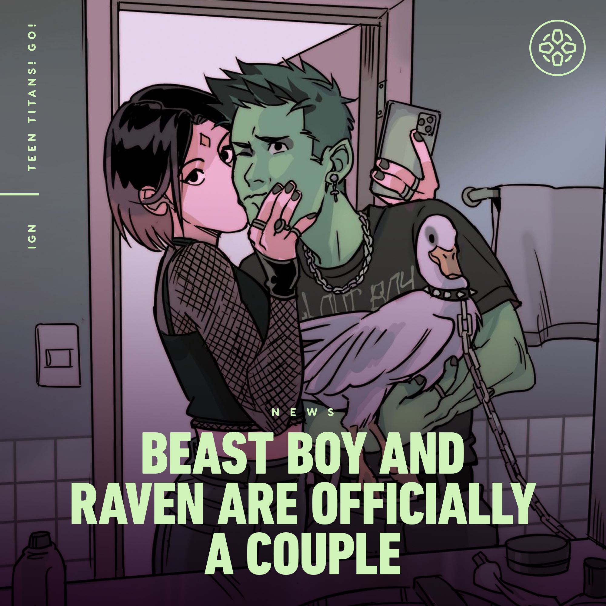 Ign Australia Teen Titans Beast Boy Loves Raven Will Be Arriving Later This Year From Dc Comics Thus Solidifying A Fan Favorite Relationship T Co X7we5japbt