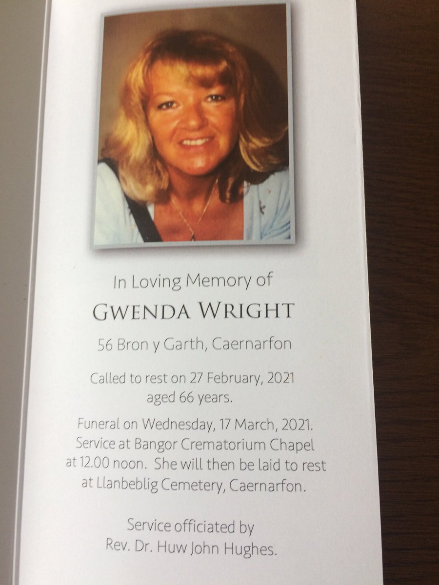 For all of you that knew Gwenda, She was laid to rest today. 🙁