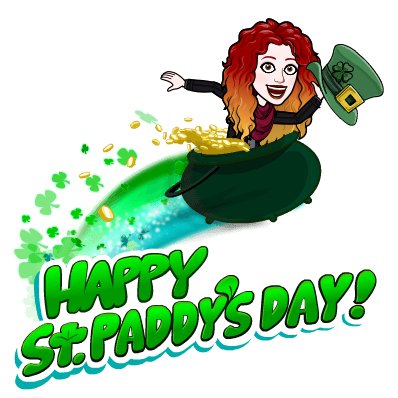 Happy #StPatricksDay , you lovely humans! 😘💚☘️