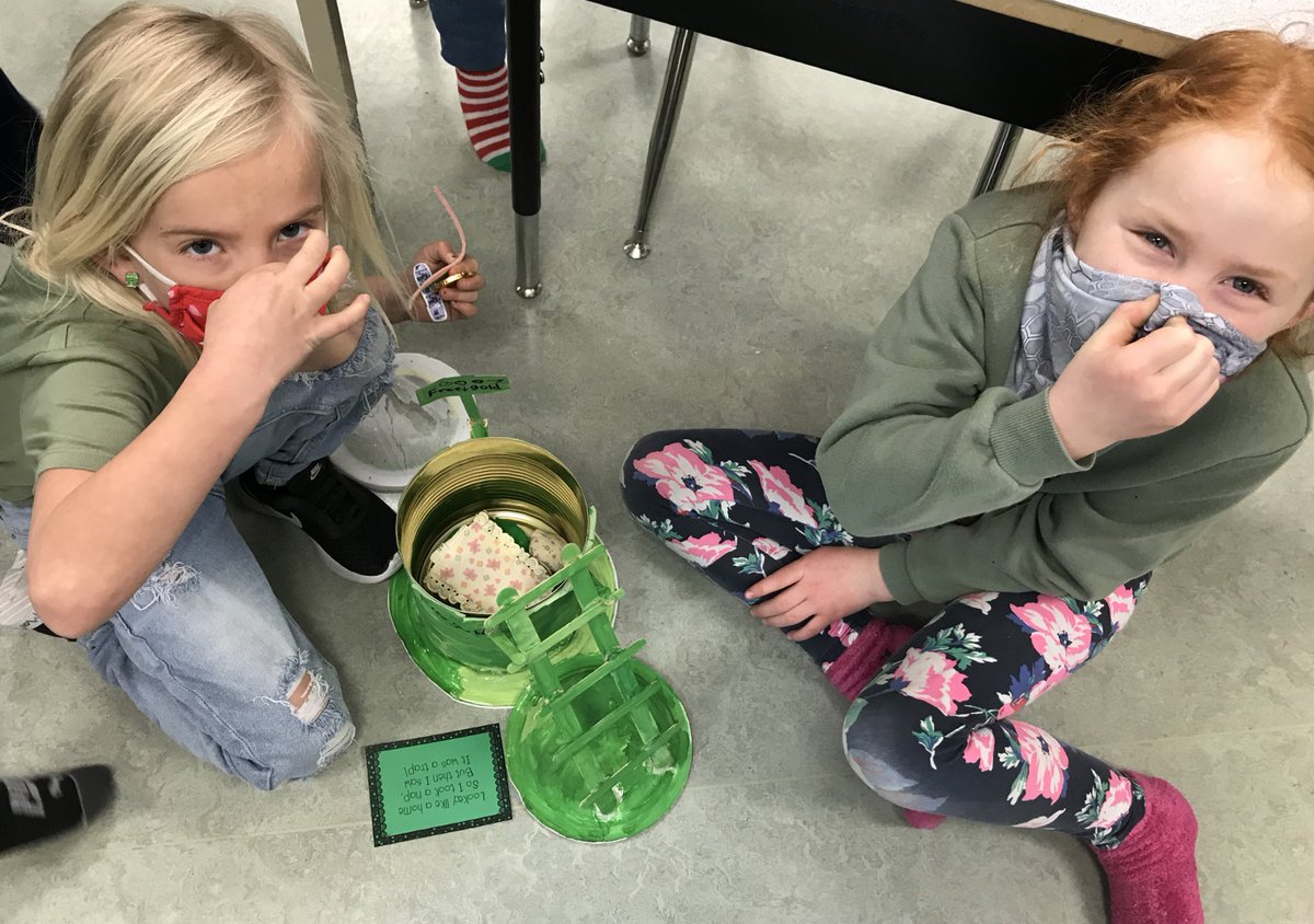ellen_probe's tweet photo. We thought for sure that we would catch a leprechaun this year with one of these amazing traps .... instead, our classroom was a disaster! Plus, we think a leprechaun tooted in one of our traps! Happy St. Patrick’s Day! 🤣🍀@GBProbeSchool @LethSchDivision https://t.co/y5OMw0mrh2
