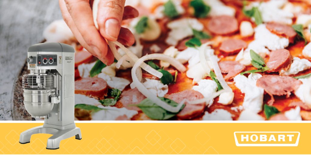 hobartusa's tweet photo. Proper prep is the key to perfect pizza. 🍕 Explore the heavy-duty industrial Legacy® pizza dough mixer. https://t.co/Gava0Ay8Np https://t.co/8UWvEZAGcu