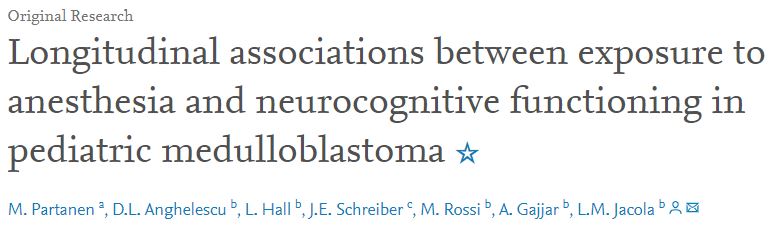 StJudeResearch's tweet photo. Read the new study on longitudinal associations between exposure to anesthesia and neurocognitive functioning in pediatric medulloblastoma. https://t.co/mh8cJdBNt6 #braintumor #WomenInScience #WomenInMedicine @DoralinaAnghel1 @drlisajacola https://t.co/hay6HOlIyv