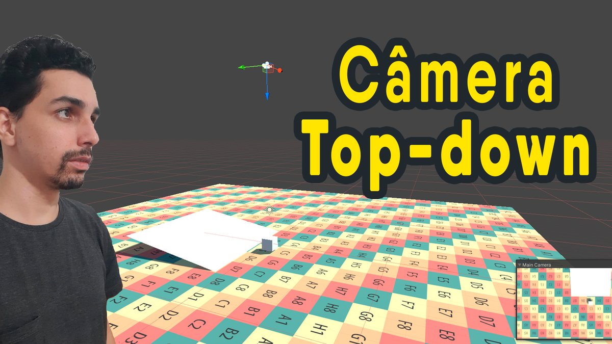 satellasoft's tweet photo. Vem assistir com a gente nossa nova aula de Unity 3D, nela vamos criar uma câmera Top Down com um script bem simples.

https://t.co/XAaqvYlI2t

#unity #unity3d #gamemaker #gamedev #programacao, #jogos https://t.co/LDIov44ZIB