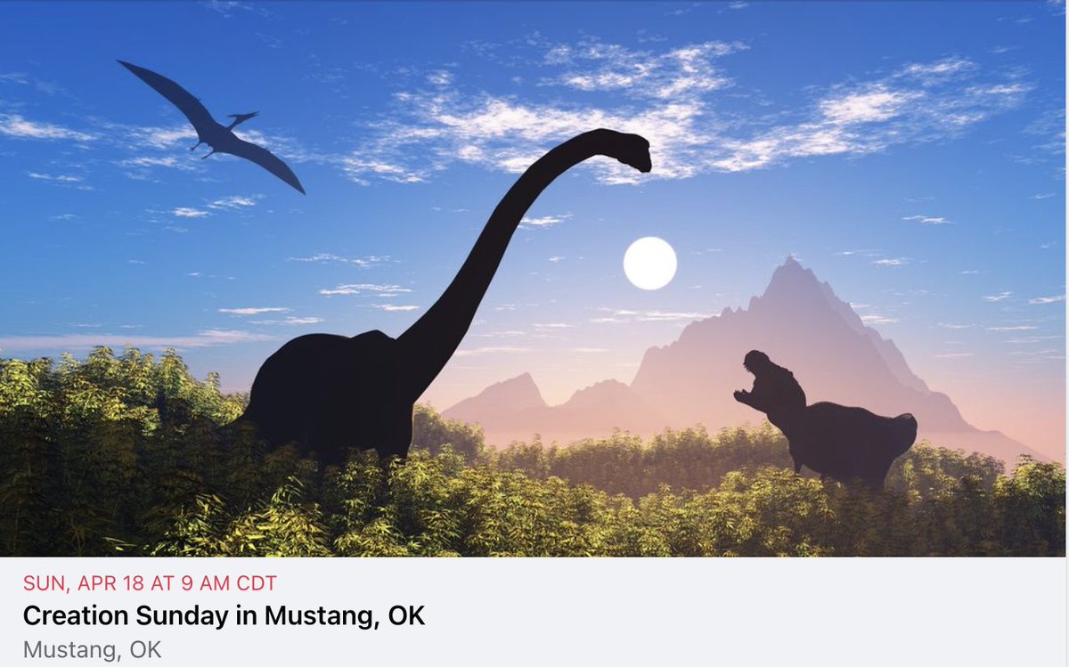 ICRscience's tweet photo. 🦕 ICR is coming to Oklahoma! Would you like to attend? https://t.co/0lHpPykQ2E

#CreationSunday #Oklahoma

@FBCMustang https://t.co/s8I8vhYwZd