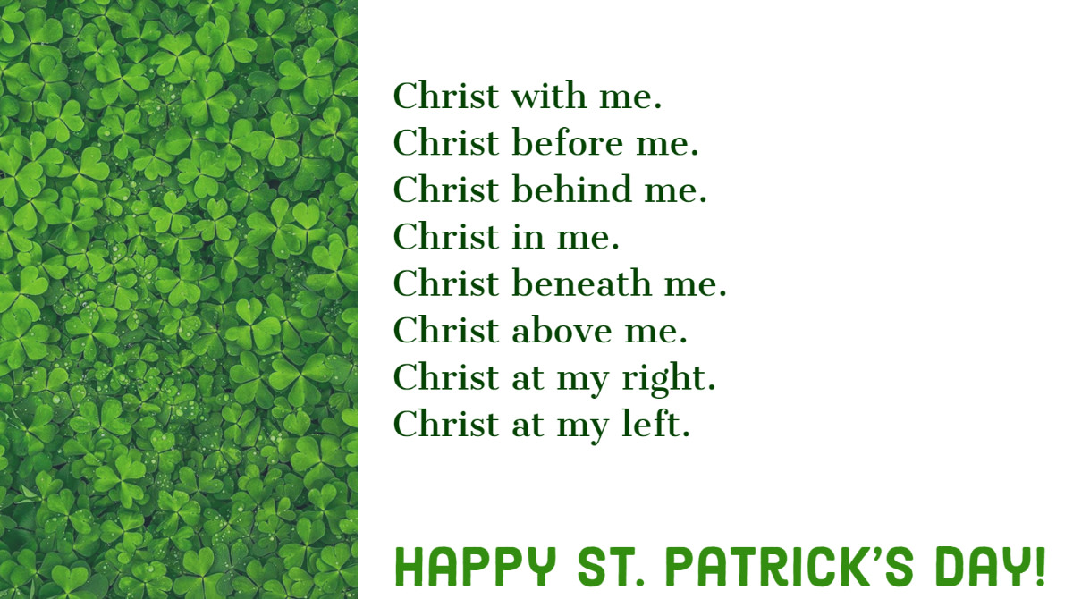St. Patrick, pray for us!