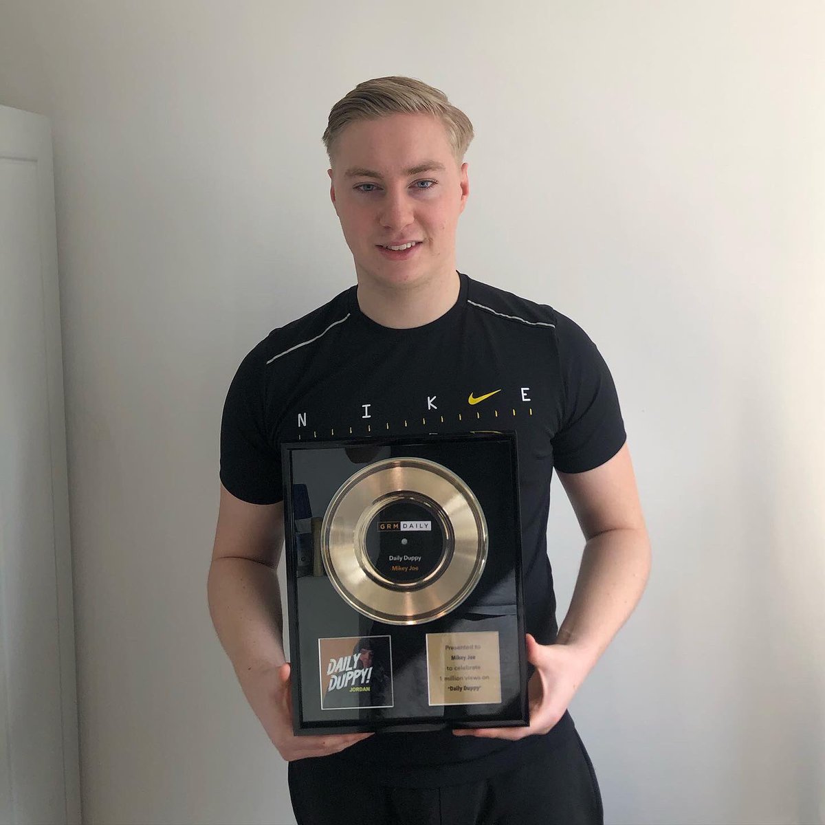 ProdByMikeyJoe's tweet photo. Second plaque of the year life is crazy https://t.co/l2IE6ETzuK