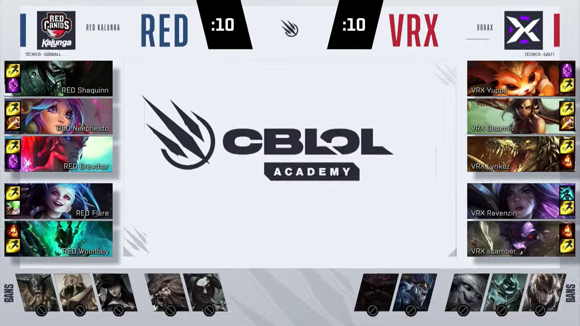 CBLOL Academy – Vorax engata sequência de três vitórias!