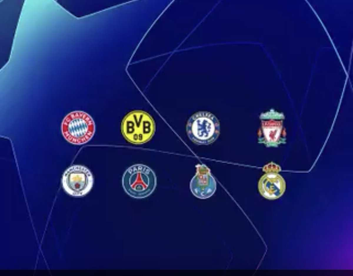 kholynz__'s tweet photo. Exactly how the draw should be🙏🏼😂
Bayern vrs Man City
BVB vrs PSG
Chelsea vrs Porto
Liverpool vrs Real Madrid 

On God 🥺🤲🏻 https://t.co/5tiifqwHS1