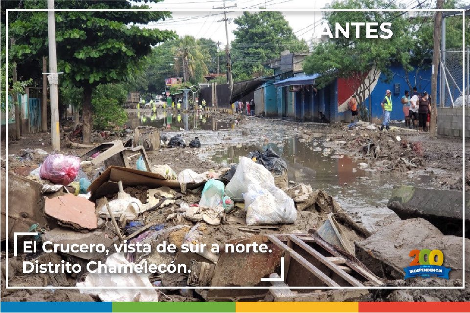 armandocalisps's tweet photo. El bienestar de los vecinos del distrito #Chamelecón es nuestra prioridad. 

Durante #95Días equipos y empleados municipales han trabajado solidariamente en la limpieza de sus casas y calles. Este antes y después de El Crucero es una muestra que el #ElTrabajoLoVenceTodo. ⬇️ https://t.co/jXX9ZRD0D0