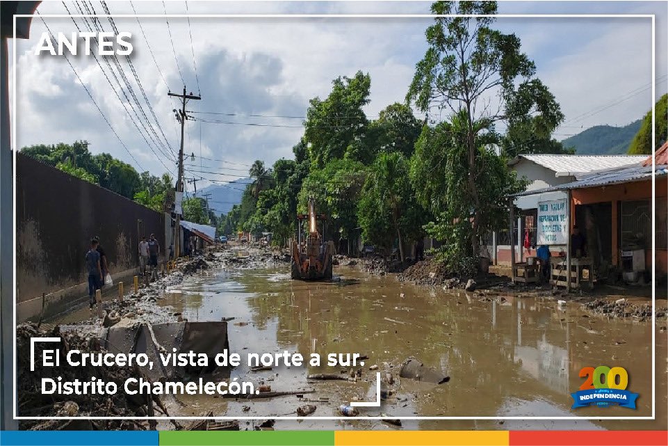 armandocalisps's tweet photo. El bienestar de los vecinos del distrito #Chamelecón es nuestra prioridad. 

Durante #95Días equipos y empleados municipales han trabajado solidariamente en la limpieza de sus casas y calles. Este antes y después de El Crucero es una muestra que el #ElTrabajoLoVenceTodo. ⬇️ https://t.co/jXX9ZRD0D0