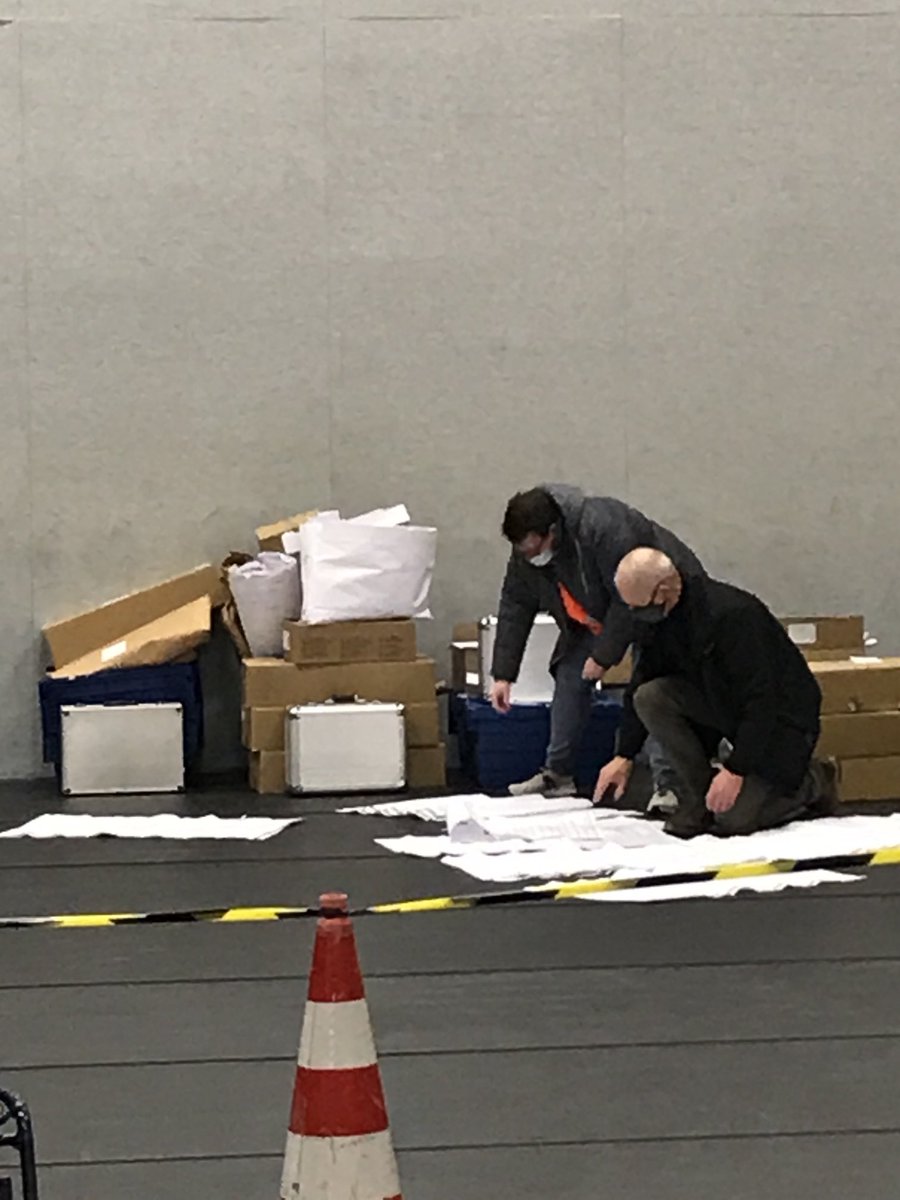 Om half een nog op zoek naar de telfout. #hethogeland