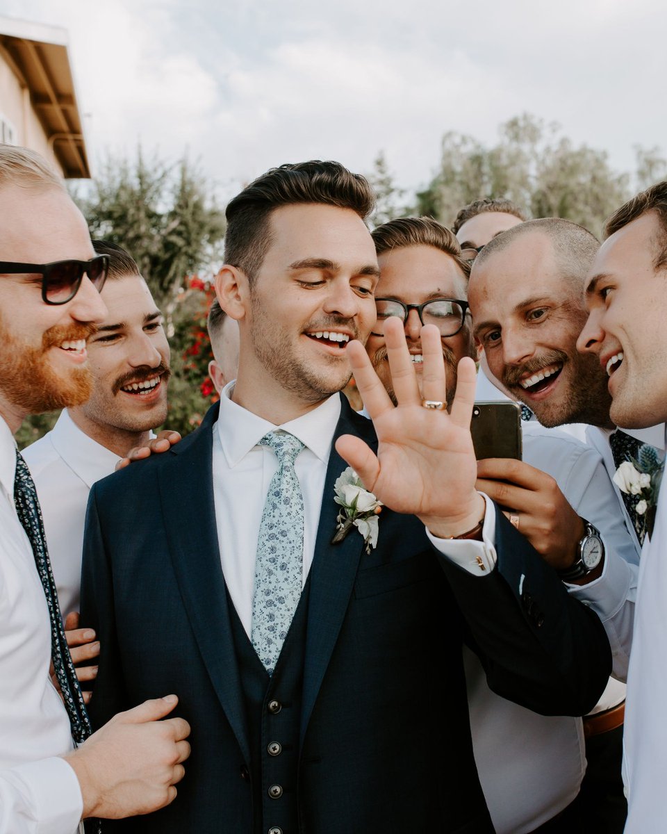 So, who's going to be the best looking man at your wedding?  We'd say it should be you! #WeddingWednesday 

Photographer: @heyemilysaenz