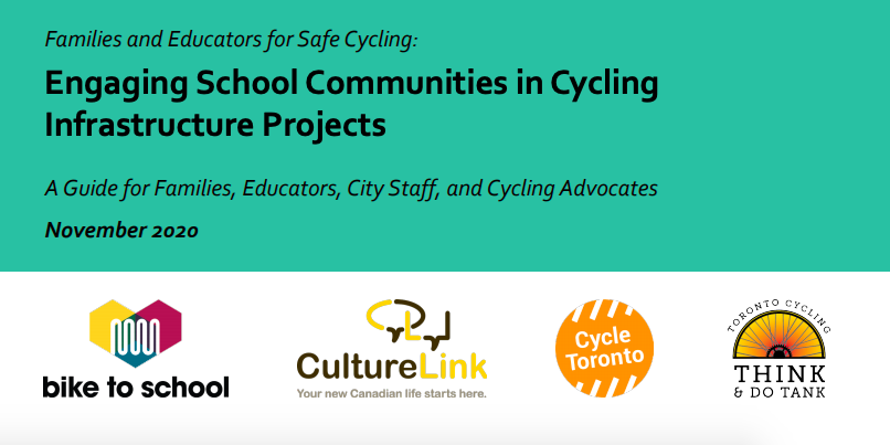 TCATonline's tweet image. This @CultureLinkTO guide, Families and Educators for Safe Cycling: Engaging School Communities in Cycling Infrastructure Projects, includes #CompleteStreet resources and lesson plans for elementary and secondary school teachers.

loom.ly/50qhKxI