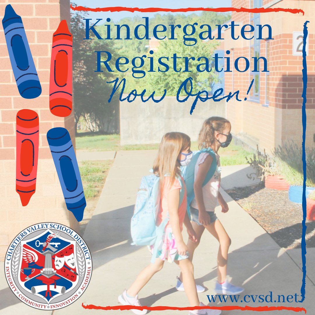 CVSDcolts's tweet photo. It's that time of year again...

Have you registered your 2021-22 Kindergartener yet?  Visit https://t.co/24h7Cp0l6P for all the information! https://t.co/Y561GhA13f
