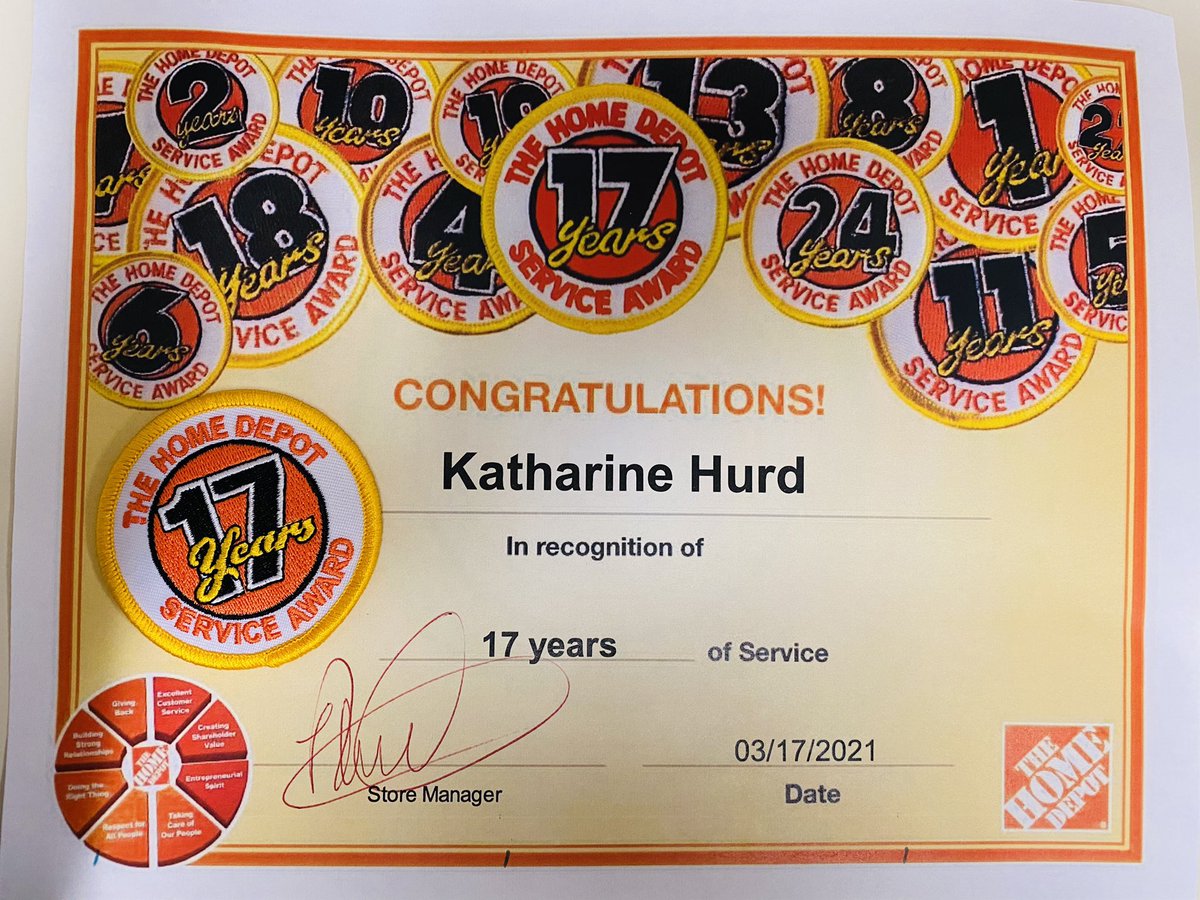Today I celebrate my 17 yrs at this wonderful company! I still remember my first interview. This job has taught me so much not just about retail itself but it has taught me a lot about myself! This company is amazing &amp; does such a good job in supporting there associates!