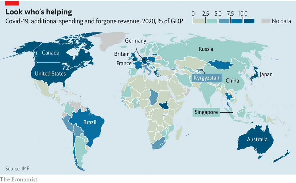 ignaciobriones_'s tweet photo. En 2020, los gobiernos en el mundo hicieron esfuerzos fiscales excepcionales, aunque de distinta intensidad, para mitigar los efectos de la pandemia. Este mapa compara ese esfuerzo. https://t.co/KmL5v7SdRx