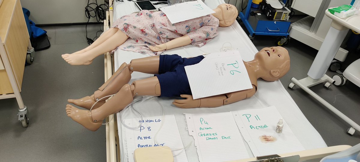 SurreySimTech's tweet photo. Slow and steady.. Prepping for a very ambitious Paediatric Sim day tomorrow.. This is going to be a late one!
48 individual patients to be seen per run. https://t.co/OCG6NeQGrT