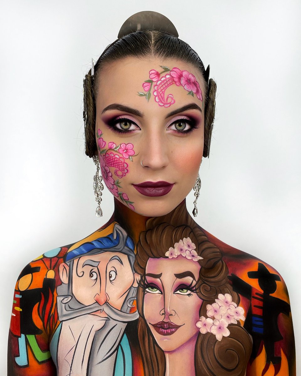 fallasanmarceli's tweet photo. ESPECTACULAR HOMENAJE A NUESTRAS FALLAS ❤️

Tenemos la fortuna de tener a la artista @nuria_adraos  en nuestra comisión y nos ha regalado este pedazo de maquillaje ❤️

@JCF_Valencia 

#a100 #falles21 #fallesvirtuals #fallasvirtuales #falles21enlinea #llargavidaalesfalles https://t.co/UfCqzrDTn2