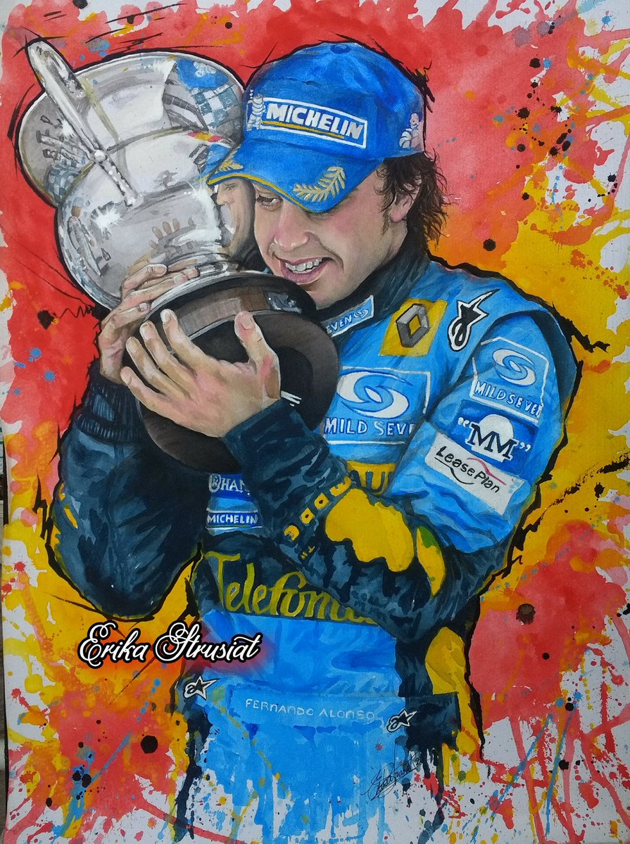 ErikaStrusiat's tweet photo. F1 fanart. Ojalá pronto podamos volver a ver a @alo_oficial campeón!
@AlpineF1Team @F1
@Kimoa
#fernandoalonso #magicalonso #fanart #f1 #f1art #f1passion #kimoa #alpine #alpinef1 #fernandoalonsofa #fernandoalonso14  #portrait #alonsoportrait #renaultf1 #renaultalalpine #f1fans https://t.co/OZVpKGeqjR