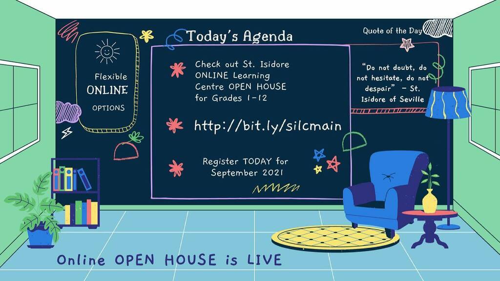 Check out St Isidore Learning Centre Open House site for great info about our grade 1-12 Learning Opportunities for Sept 2021 including Chesterton Academy. Link in my Bio #catholiceducation #alberta @elkislandcatholicschools instagr.am/p/CMh7YjwgoeJ/