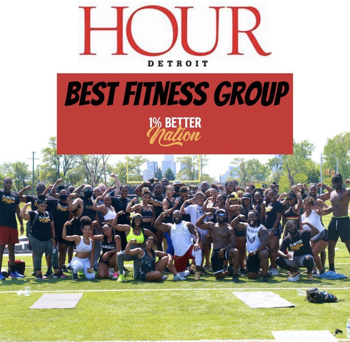 The 1% Better Nation has been nominated for best fitness group in the city of Detroit and founder Keyon Clinton has been nominated for best fitness trainer!

To be apart of the change check out 1% Better Nation for all things mental and physical fitness! 

virtualgym.getonepercentbetter.com