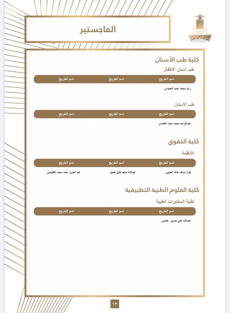 KAU_FD's tweet photo. تتقدم #كلية_طب_الأسنان و #مستشفى_الأسنان_الجامعي بأخلص التهاني وأجمل الأمنيات لخريجي وخريجات الدفعة الخمسون من #جامعة_الملك_عبدالعزيز ، كما نبارك لأبنائنا خريجي وخريجات كلية طب الأسنان و #Dent15 على بلوغ هذا اليوم ونتمنى لهم كل التوفيق في مسيرتهم العلمية والعملية لخدمة الوطن https://t.co/dkh2f2fejP