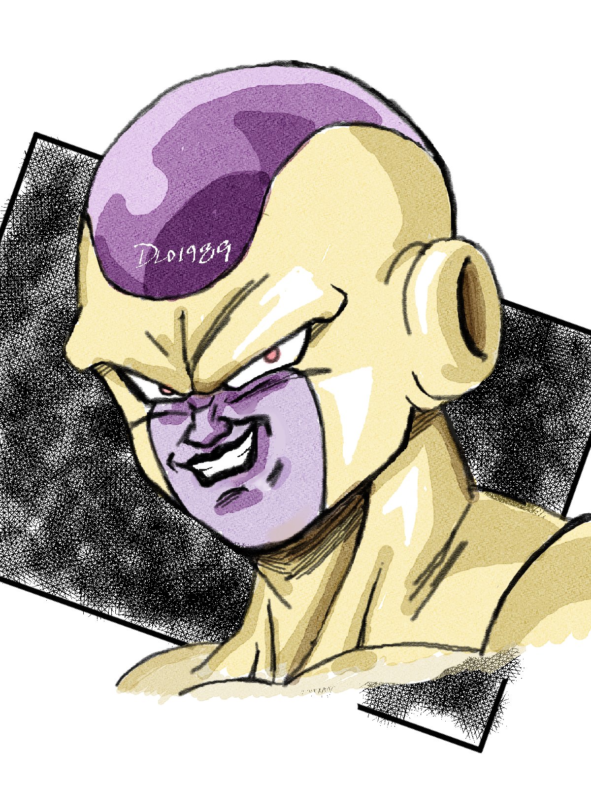 How to Draw GOLDEN FREEZA - DRAGON BALL SUPER 