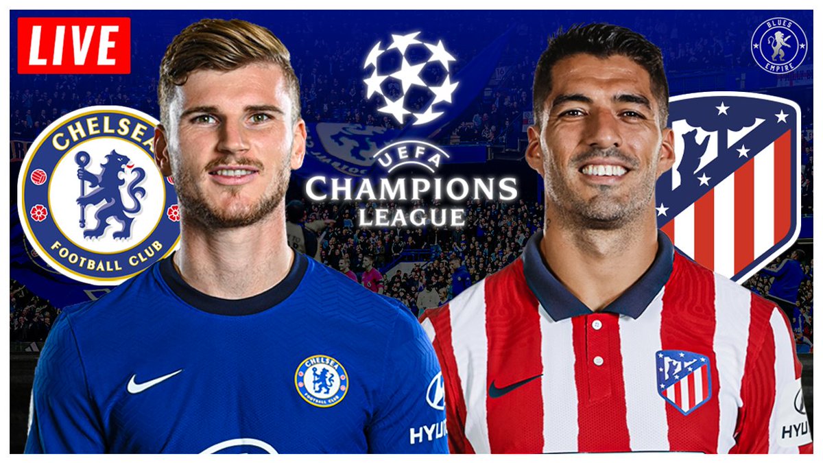 TheBLEMAR's tweet photo. CHELSEA vs ATLETICO MADRID | WATCH ALONG LIVE
JOIN US ON THE LIVE, BLUES !!!
LINK: https://t.co/bTQkQC9OBI
#CHEATM #ChelseaFC #UCL https://t.co/B5yadgYsJi